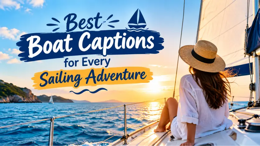 Best Boat Captions for Every Sailing Adventure