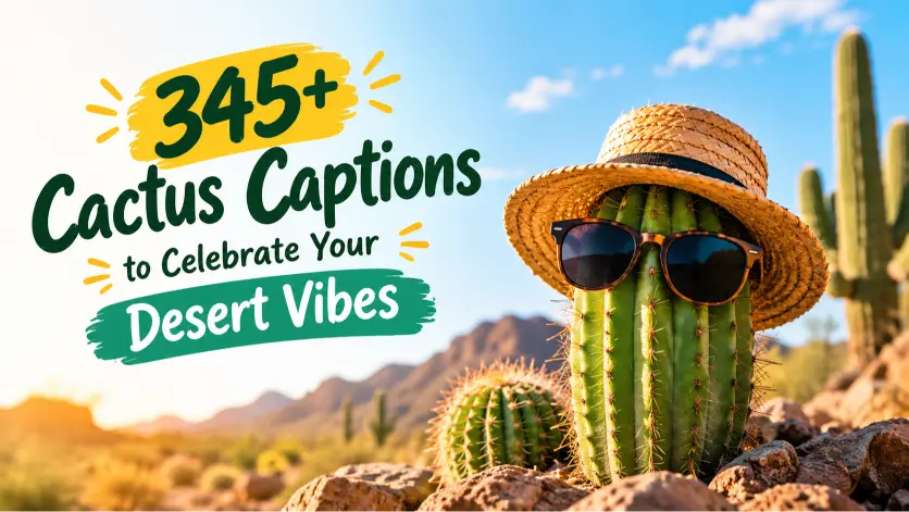 Cactus Captions to Celebrate Your Desert Vibes