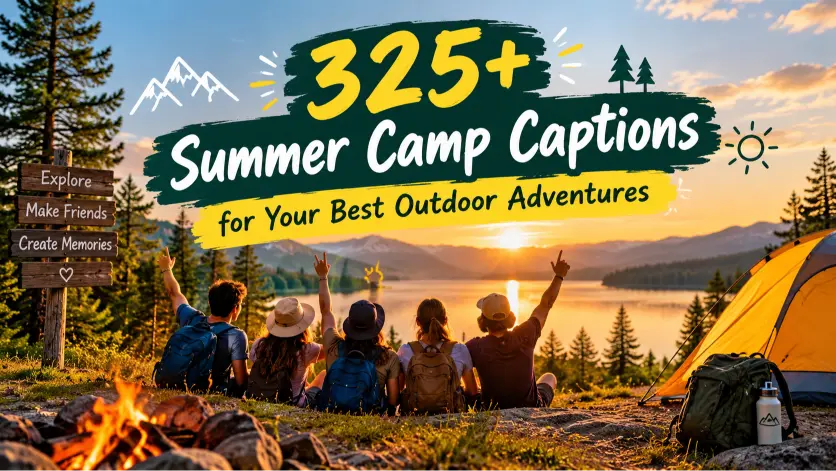 Summer Camp Captions for Your Best Outdoor Adventures