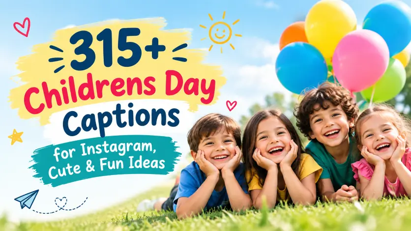 Childrens Day Captions for Instagram, Cute & Fun Ideas