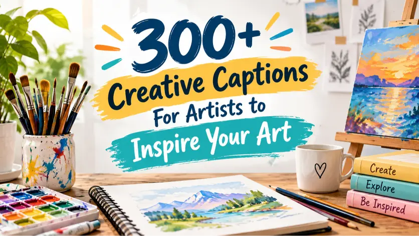 Creative Captions For Artists to Inspire Your Art