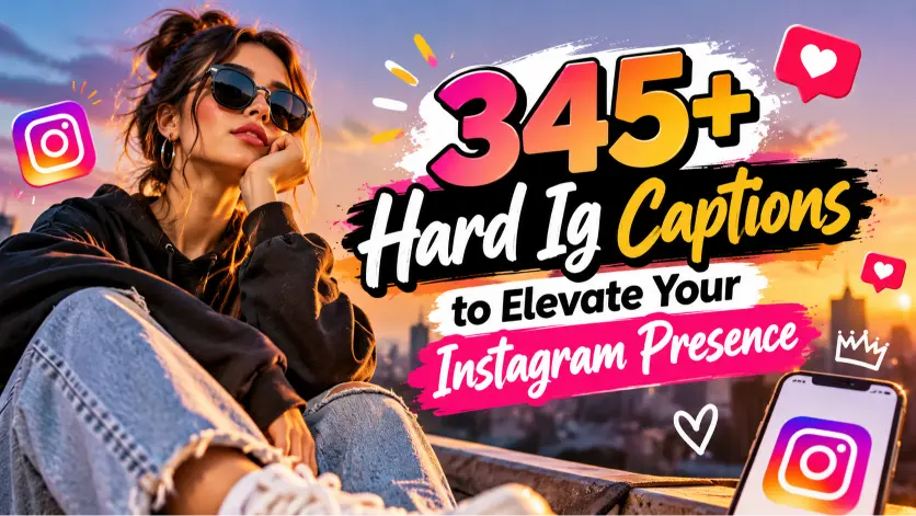Hard Ig Captions to Elevate Your Instagram Presence