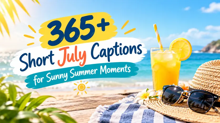 Short July Captions for Sunny Summer Moments