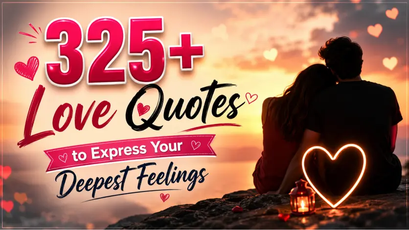 Love Quotes to Express Your Deepest Feelings