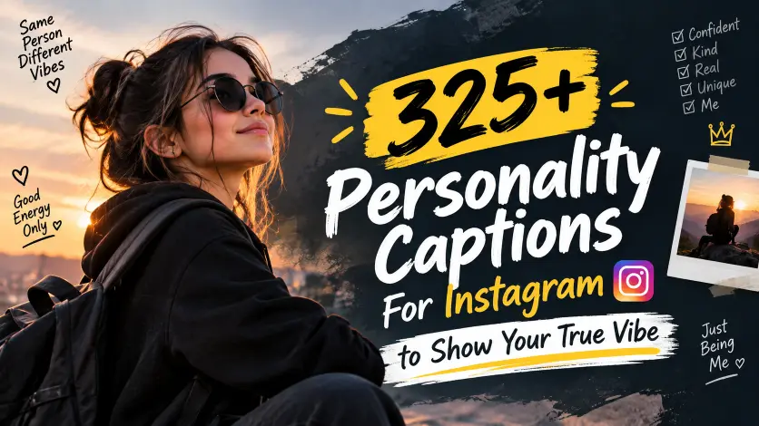 Personality Captions For Instagram to Show Your True Vibe