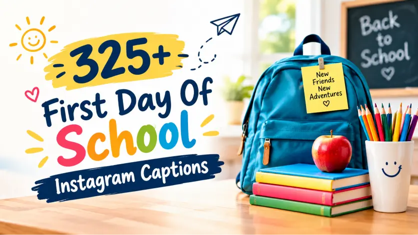 First Day Of School Instagram Captions