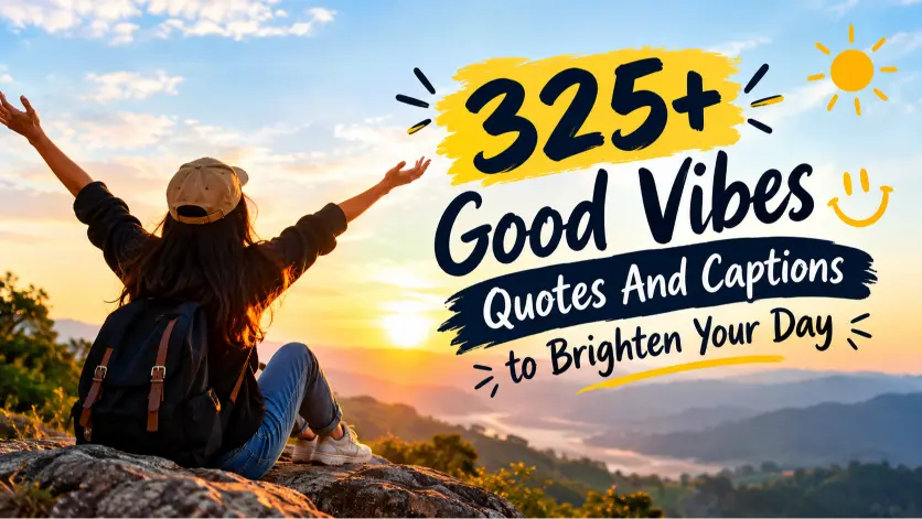 Good Vibes Quotes And Captions to Brighten Your Day