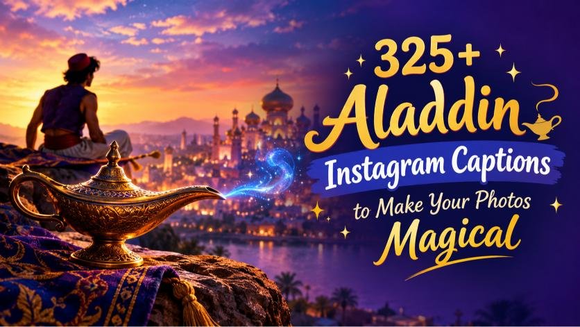 Aladdin Instagram Captions to Make Your Photos Magical
