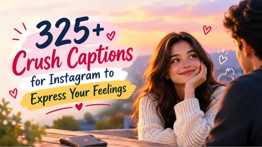 Crush Captions for Instagram to Express Your Feelings