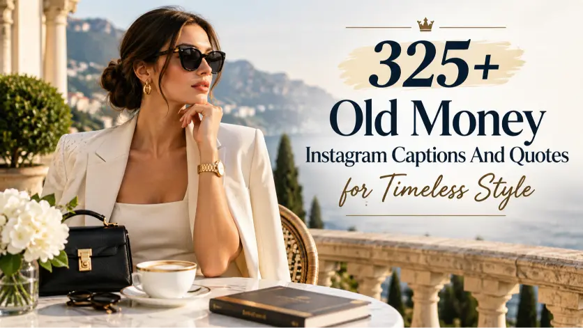 Old Money Instagram Captions And Quotes for Timeless Style