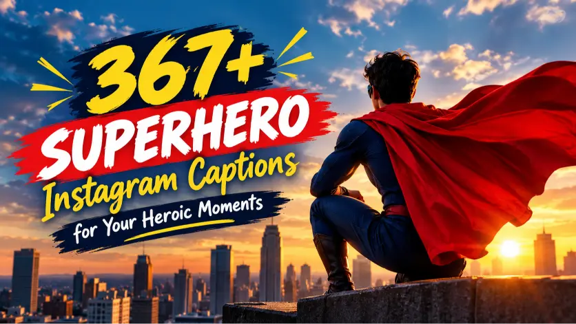 Superhero Instagram Captions for Your Heroic Moments