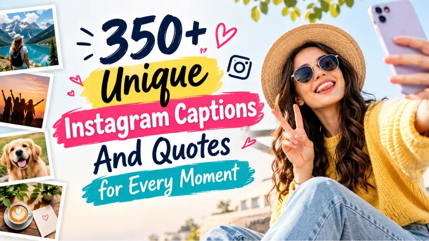 Unique Instagram Captions And Quotes for Every Moment