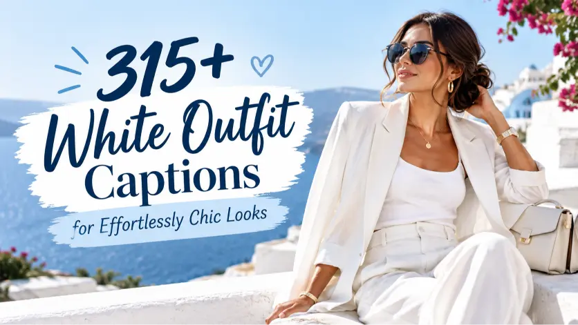 White Outfit Captions for Effortlessly Chic Looks